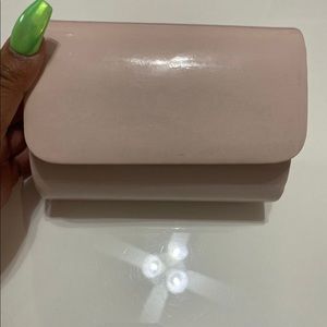 Nude clutch with chain